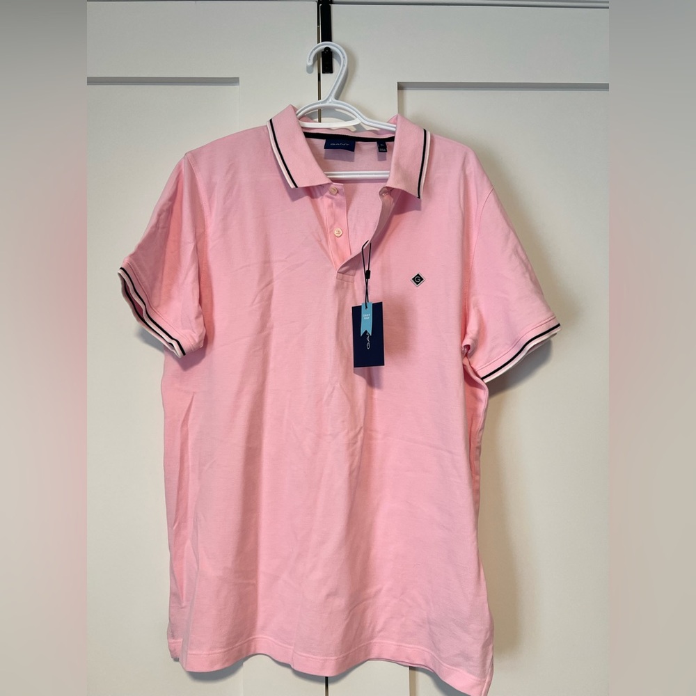 Women's GANT Pink Polo Shirt